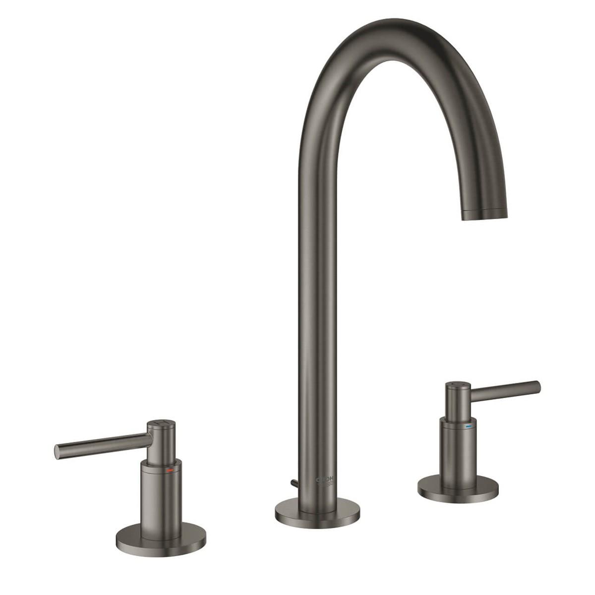 Grohe Atrio New 3 Delikli Lavabo Bataryası L-Boyut GrafitGRH20009AL3