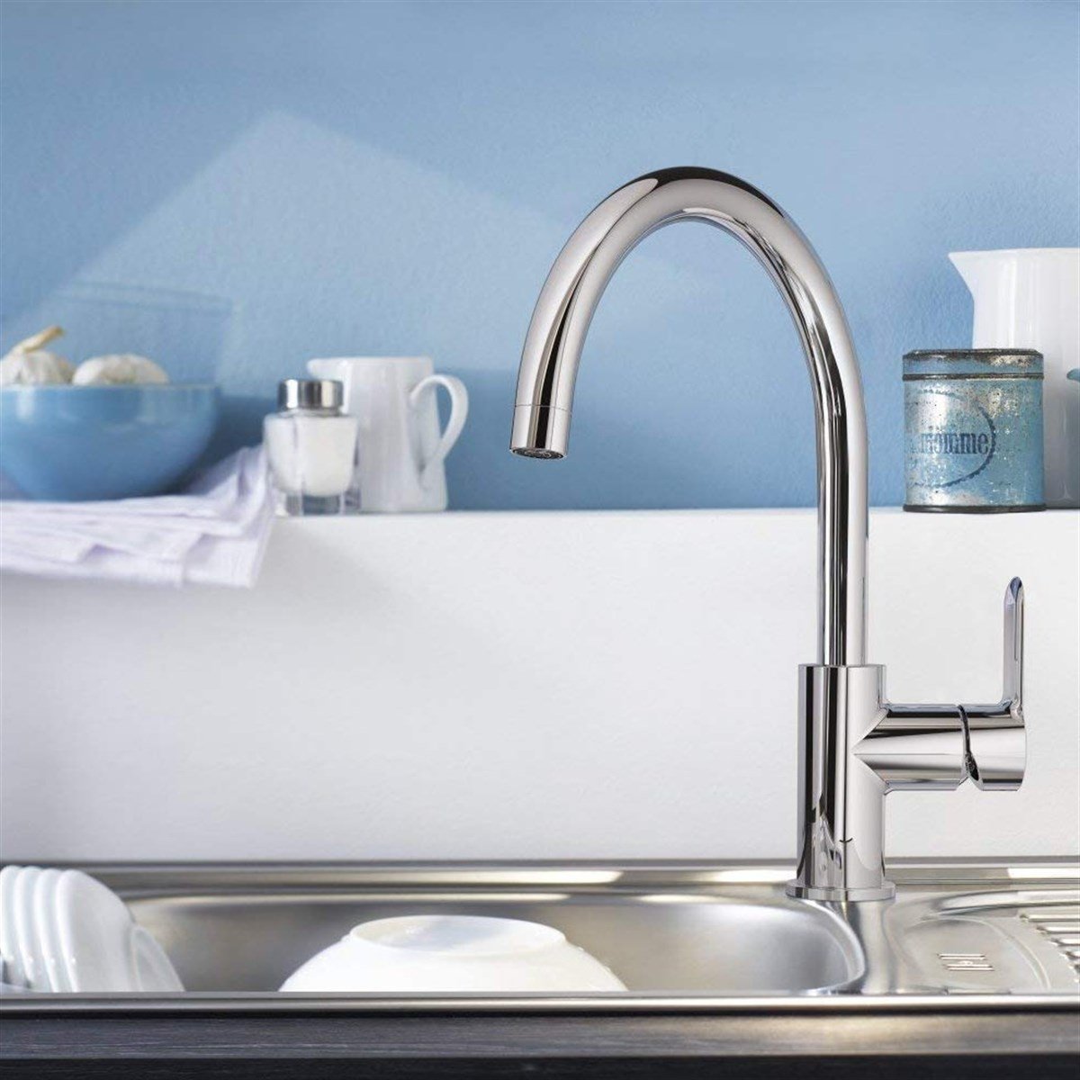 Grohe Bauedge Döner Borulu Eviye BataryasıGRH-31367000