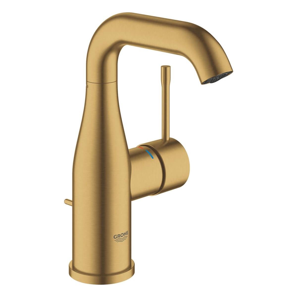 Grohe Essence New Lavabo Bataryası Sifon Kumandalı Fırçalı Altın23462GN1