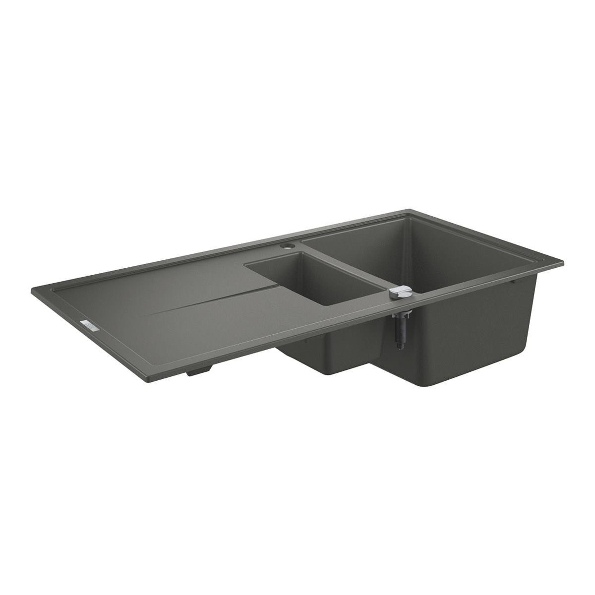 Grohe K400 60-C 1,5 Hazneli 100 cm Quartz Kompozit Eviye GriGRH-31642AT0