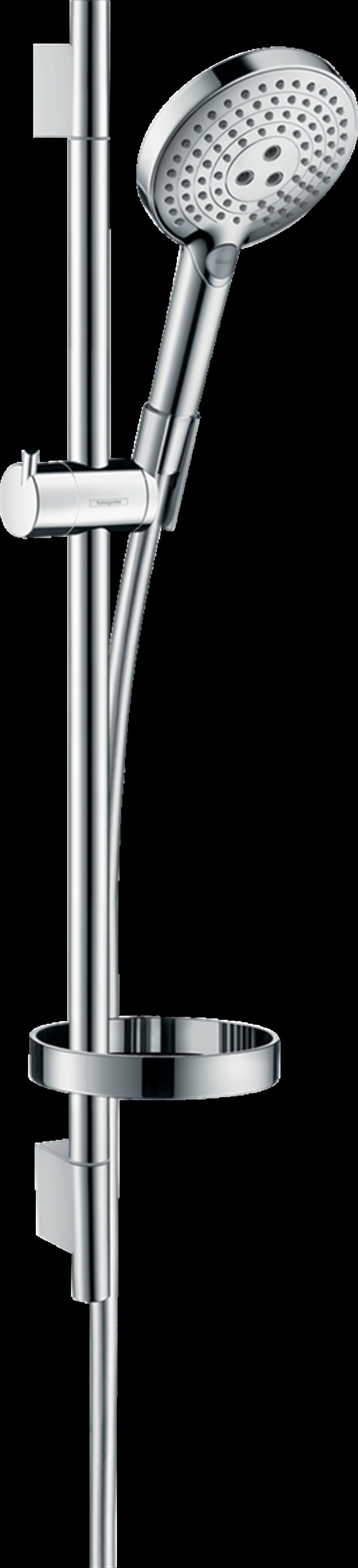 Raindance Select S Duş seti 120 3 jet, 65 cm duş barı ve sabunluk ileHG26630000