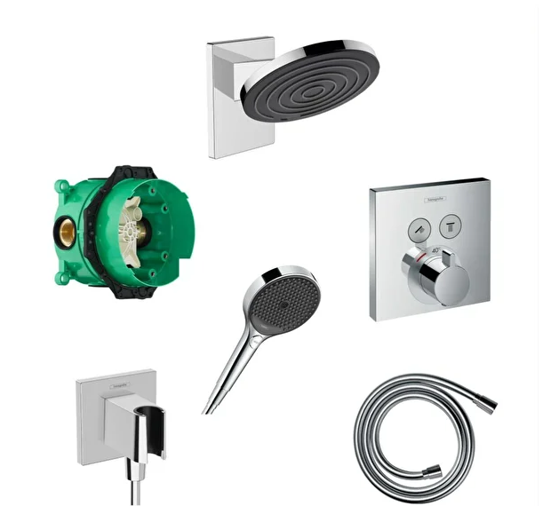 Hansgrohe Pulsify Ankastre Duş Seti-24141SET