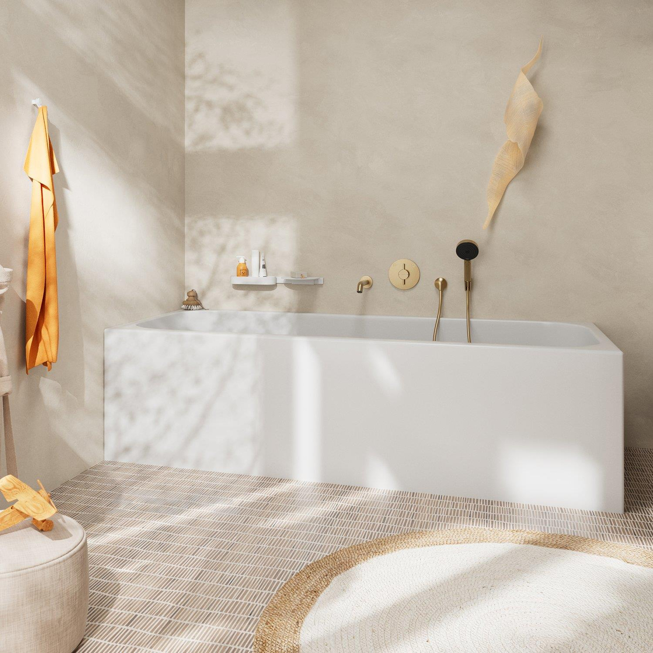Hansgrohe Tecturis S Küvet Gagası Mat Bronz-73411140