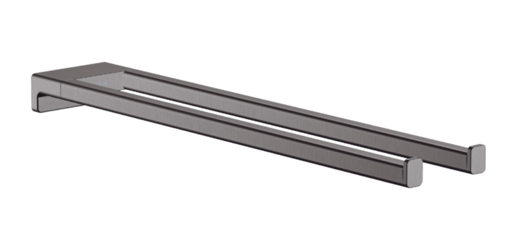Hansgrohe AddStoris Havluluk İkili Mat Siyah Krom41770340