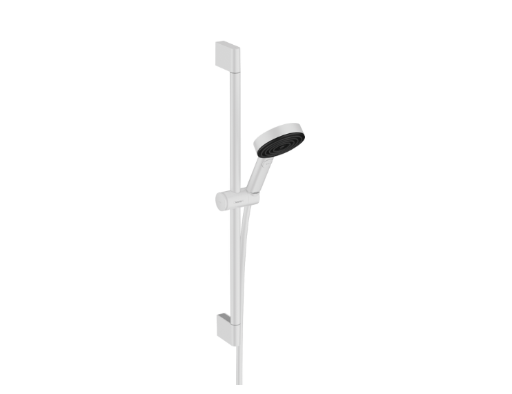 Hansgrohe Pulsify Select S Duş seti 105 3jet Relaxation, 65 cm duş barı ile Satin BeyazHG24160700