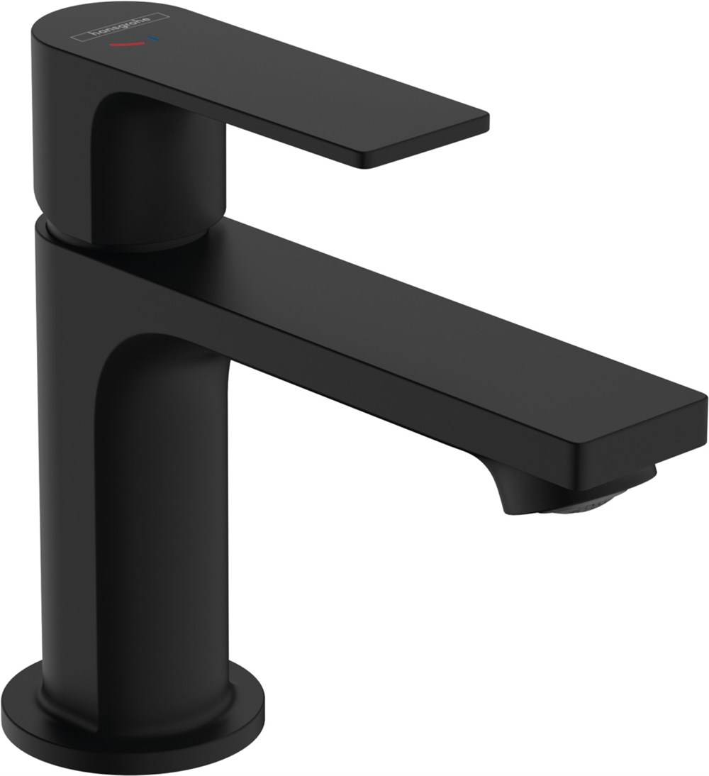Hansgrohe Rebris E Tek Kollu Lavabo Bataryası Satin Siyah 7255367072553670