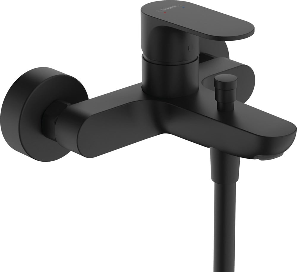Hansgrohe Rebris S Tek Kollu Banyo Bataryası Satin Siyah 7244367072443670