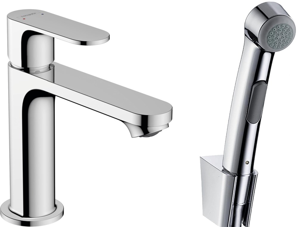 Hansgrohe Rebris S Tek Kollu Banyo Bataryası, El Duşu İle Birlikte Krom 7221500072215000