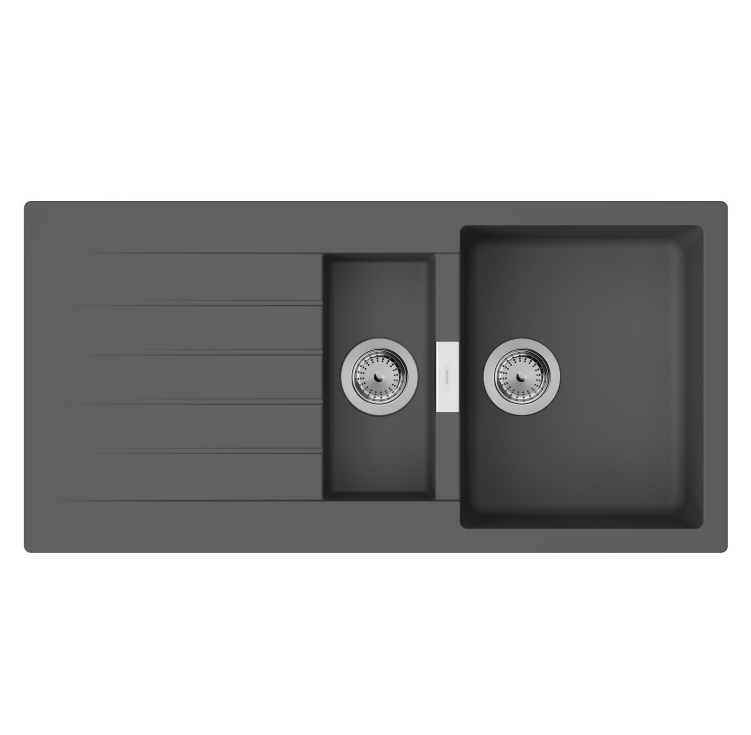 Hansgrohe S520-F480 Ankastre 480 Eviye Damlalıklı Taş Gri43357290