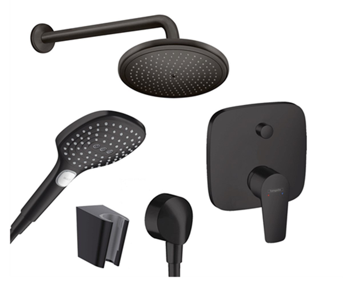 Hansgrohe Talis E Ankastre Set Mat SiyahTALIS1