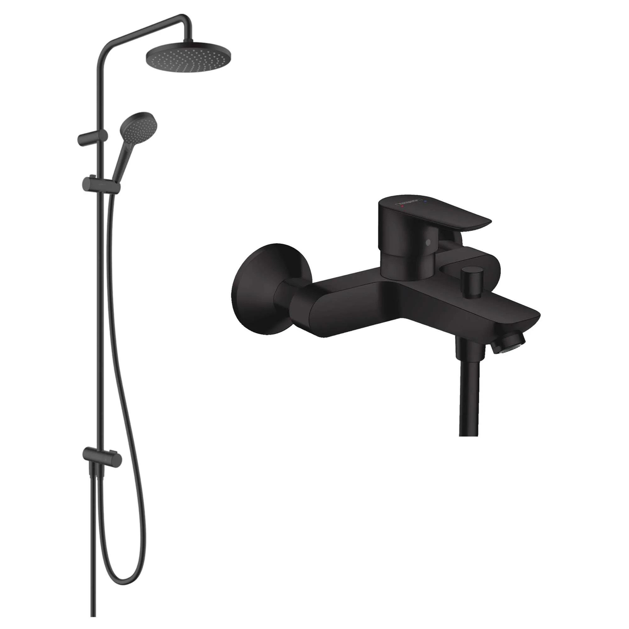 Hansgrohe Vernis Blend Duş kolonu Seti 200 1jet Reno Mat Siyah26099670+71740670