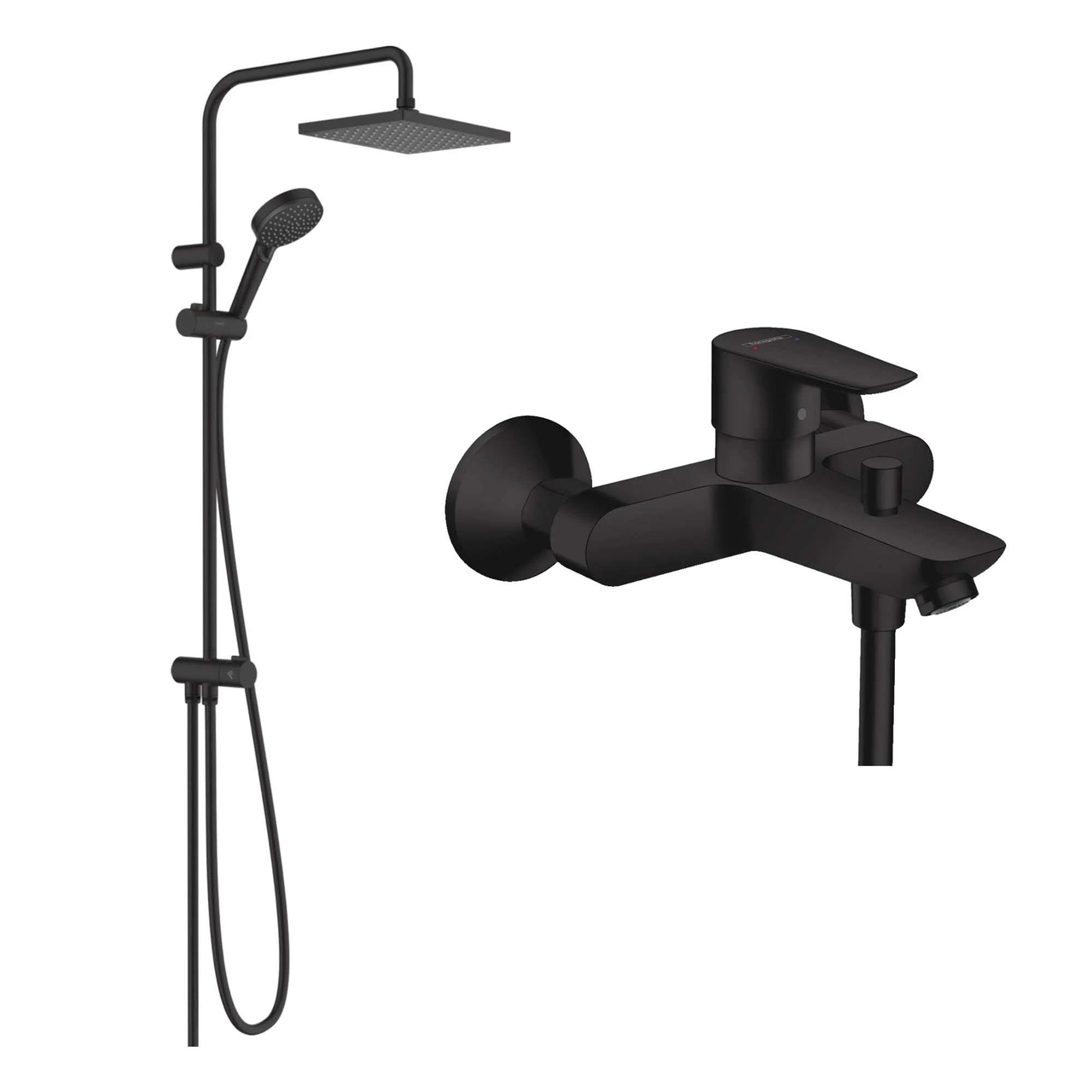 Hansgrohe Vernis Shape Duş kolonu Seti 230 1jet Reno Mat Siyah26289670+71740670