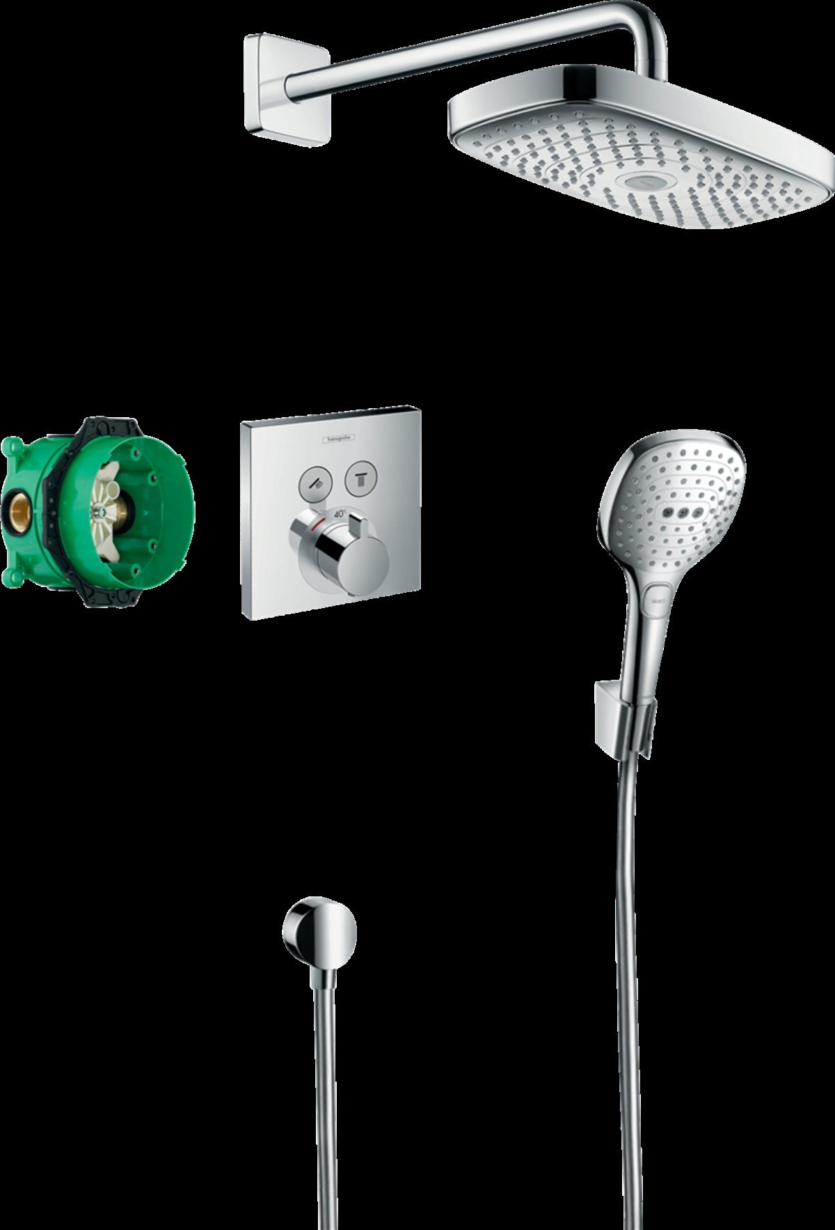 Raindance Select E Ankastre duş sistemi ShowerSelect termostat ileHG27296000