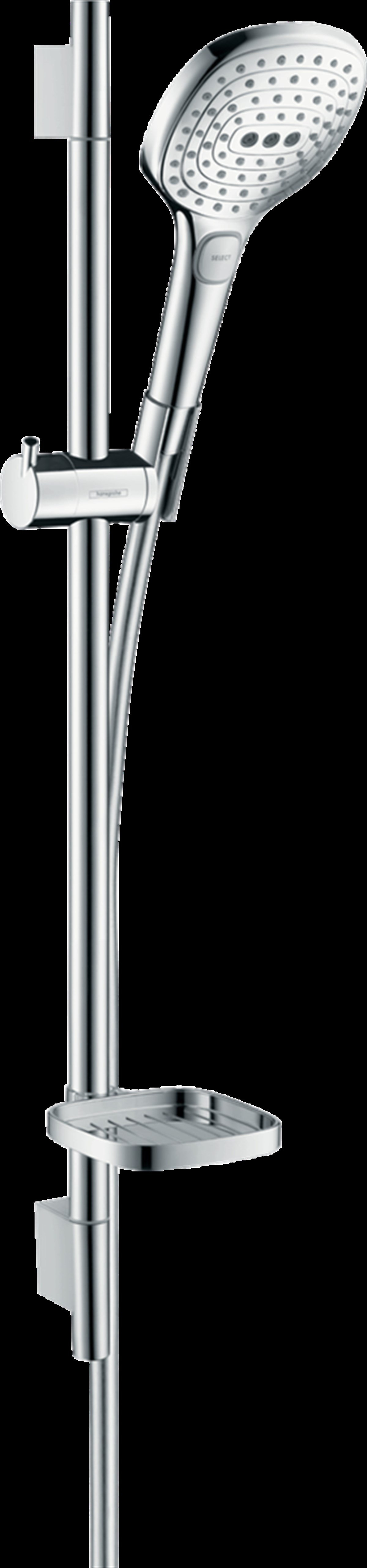 Raindance Select E Duş seti 120 3 jet, 65 cm duş barı ve sabunluk ileHG26620000