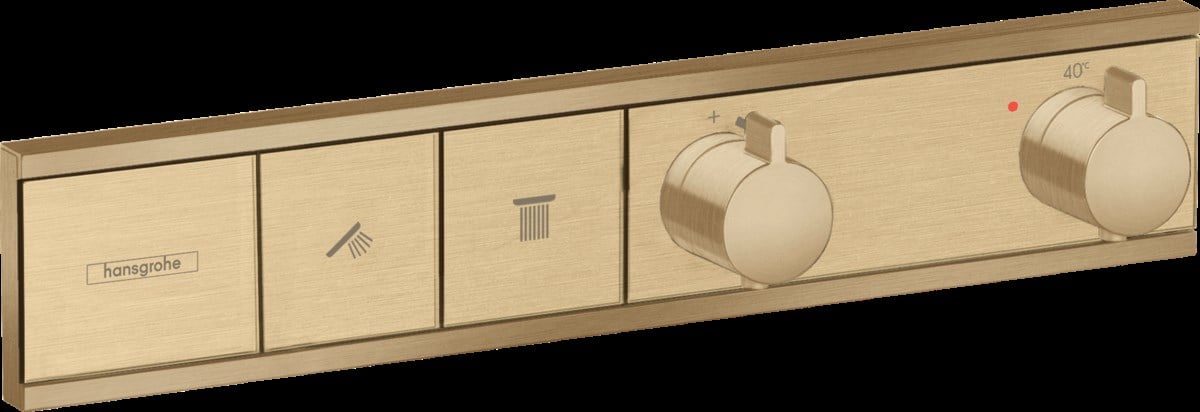 RainSelect Ankastre Termostatik 2 Çıkış Mat AltınHG15380140
