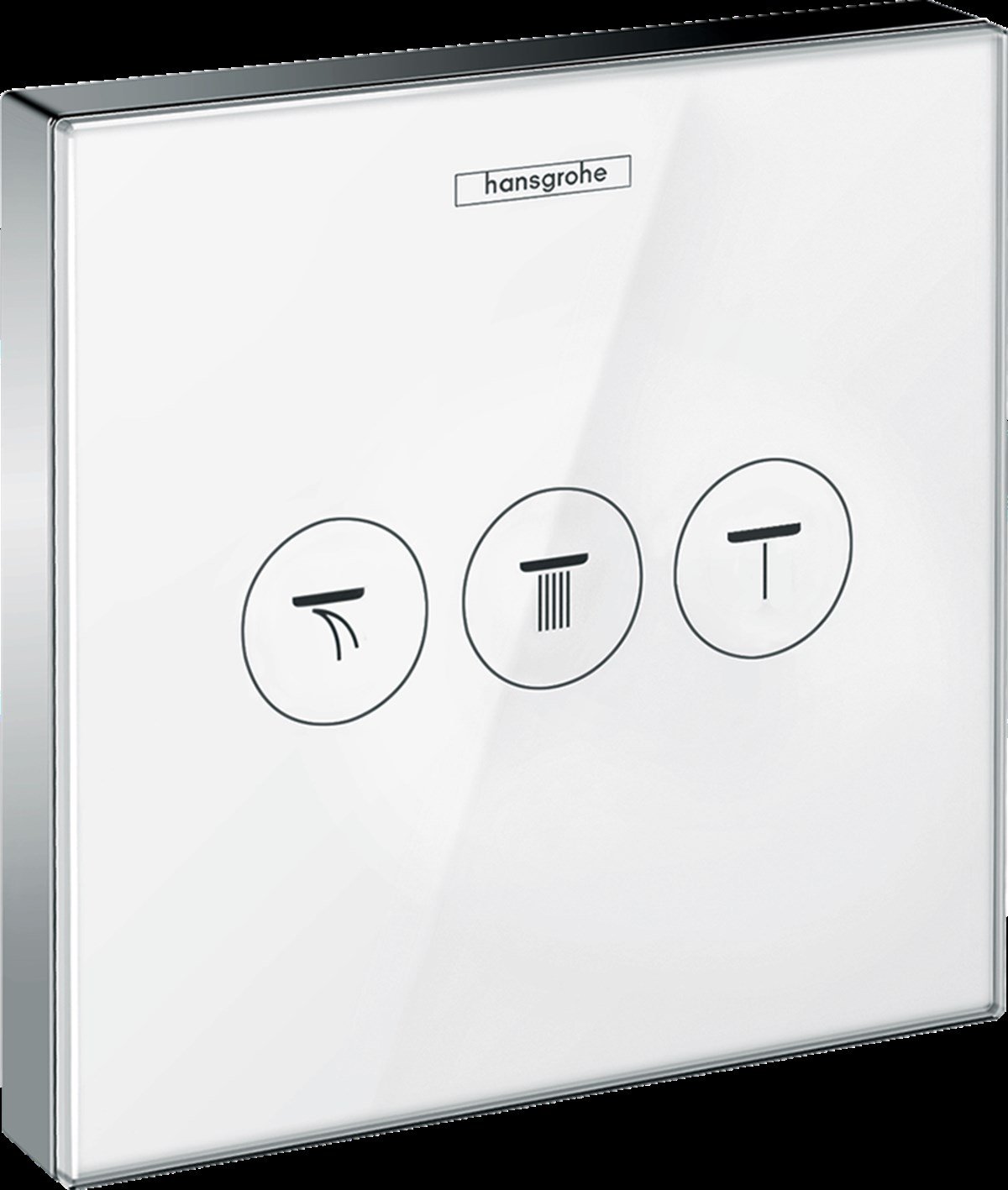 ShowerSelect Glass Valf ankastre montaj, 3 çıkış içinHG15736400