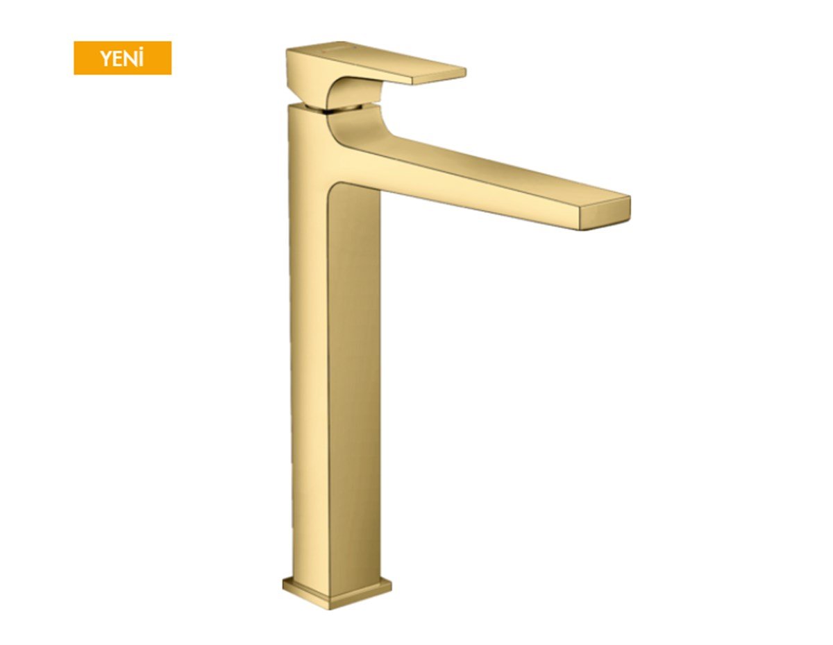 HG Metropol® Tek kollu lavabo bataryası 260 Parlak altın optik
