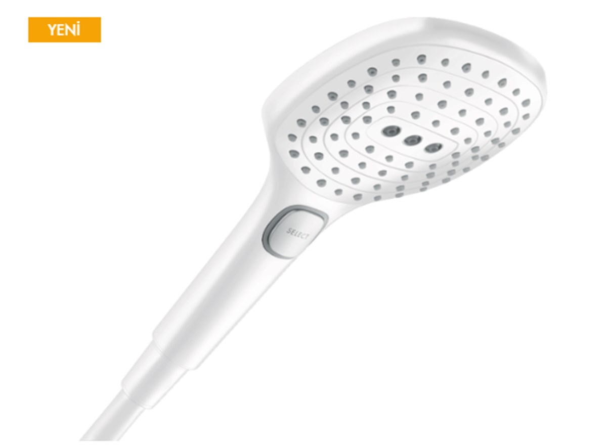 HG Raindance® Select E El duşu 120 3jet Mat beyaz