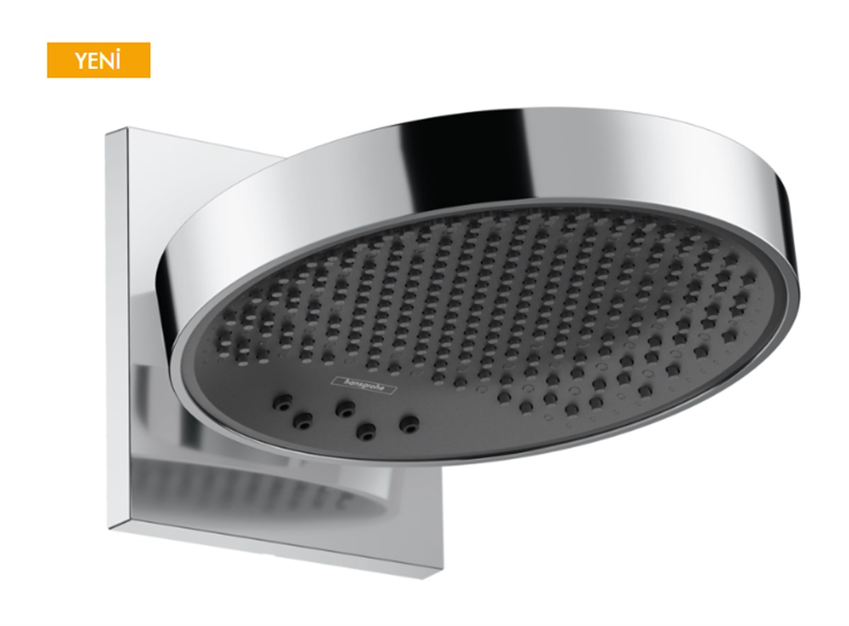 HG Rainfinity® EcoSmart Tepe Duşu 250 3jet duvar bağlantısı ile