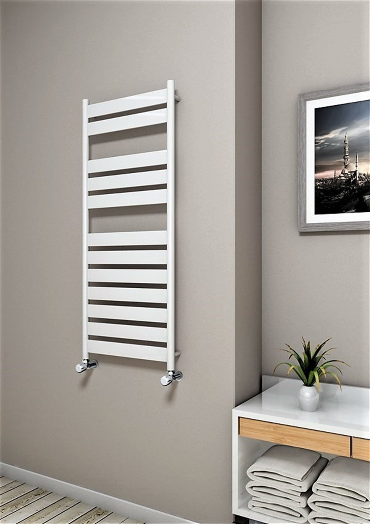 Bora Bora Dekoratif Havlupan 500x1200 Beyaz1BOR05001200B1S