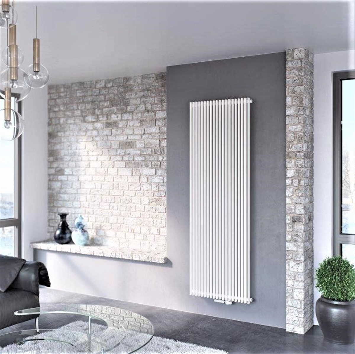 Chorus Dekoratif Radyatör Tek Panel 1500x600 Beyaz4EUCCHO15000600TB1M1