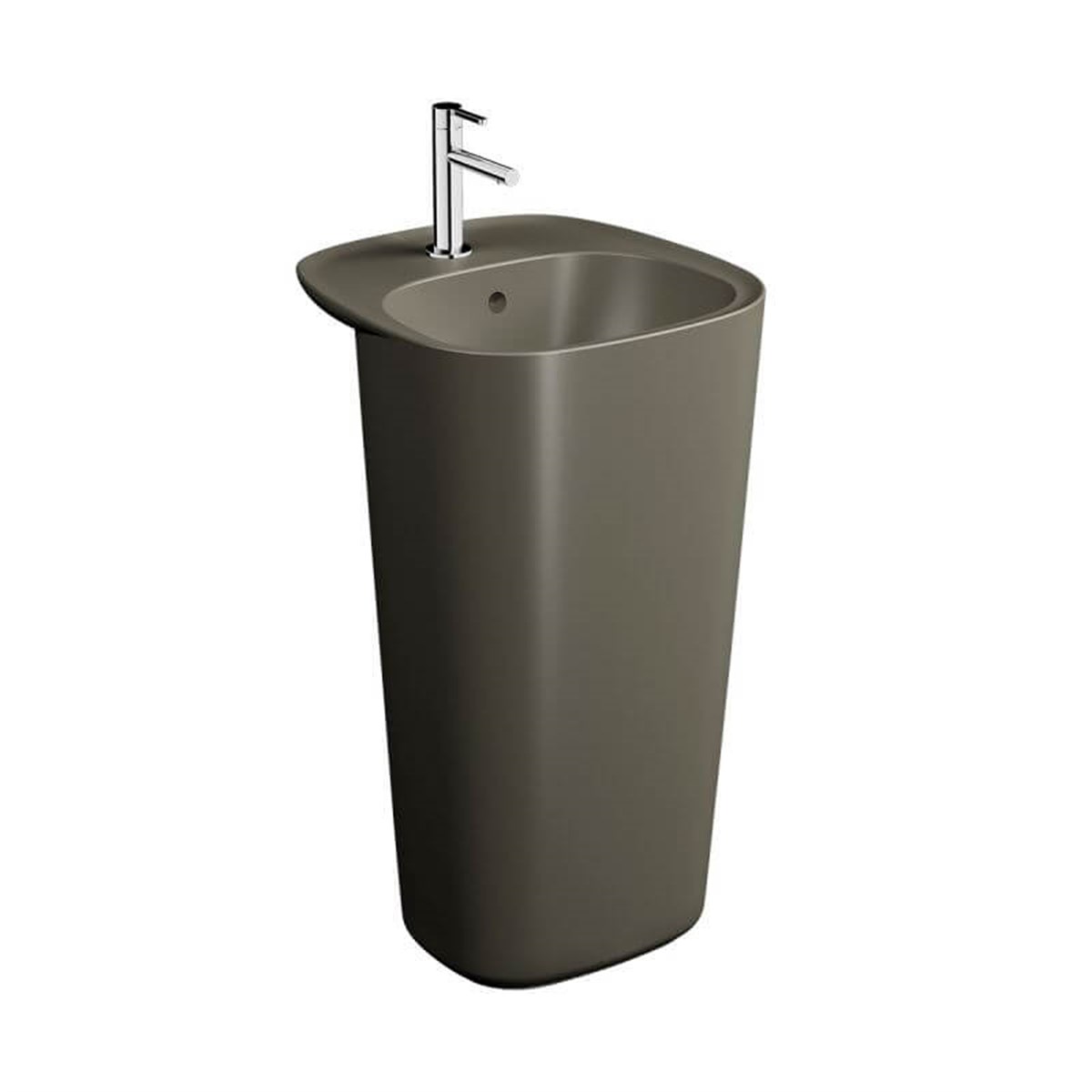 Vitra Plural Monoblok Lavabo Mat Vizon 50cm7814B450-0001