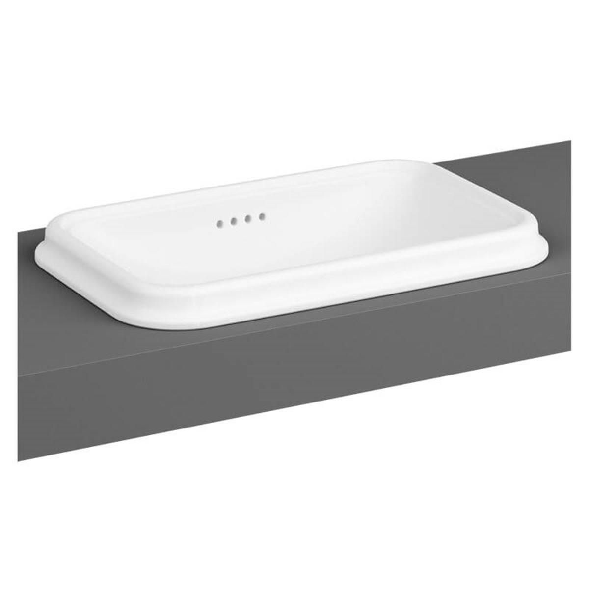 Vitra Valarte Tezgahüstü Lavabo Beyaz 58cm7800B003-0012