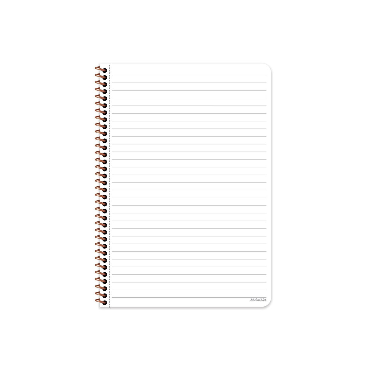 Keskin Color 16.5x22.5 Çizgili Defter Pastel Flora - Yeşil