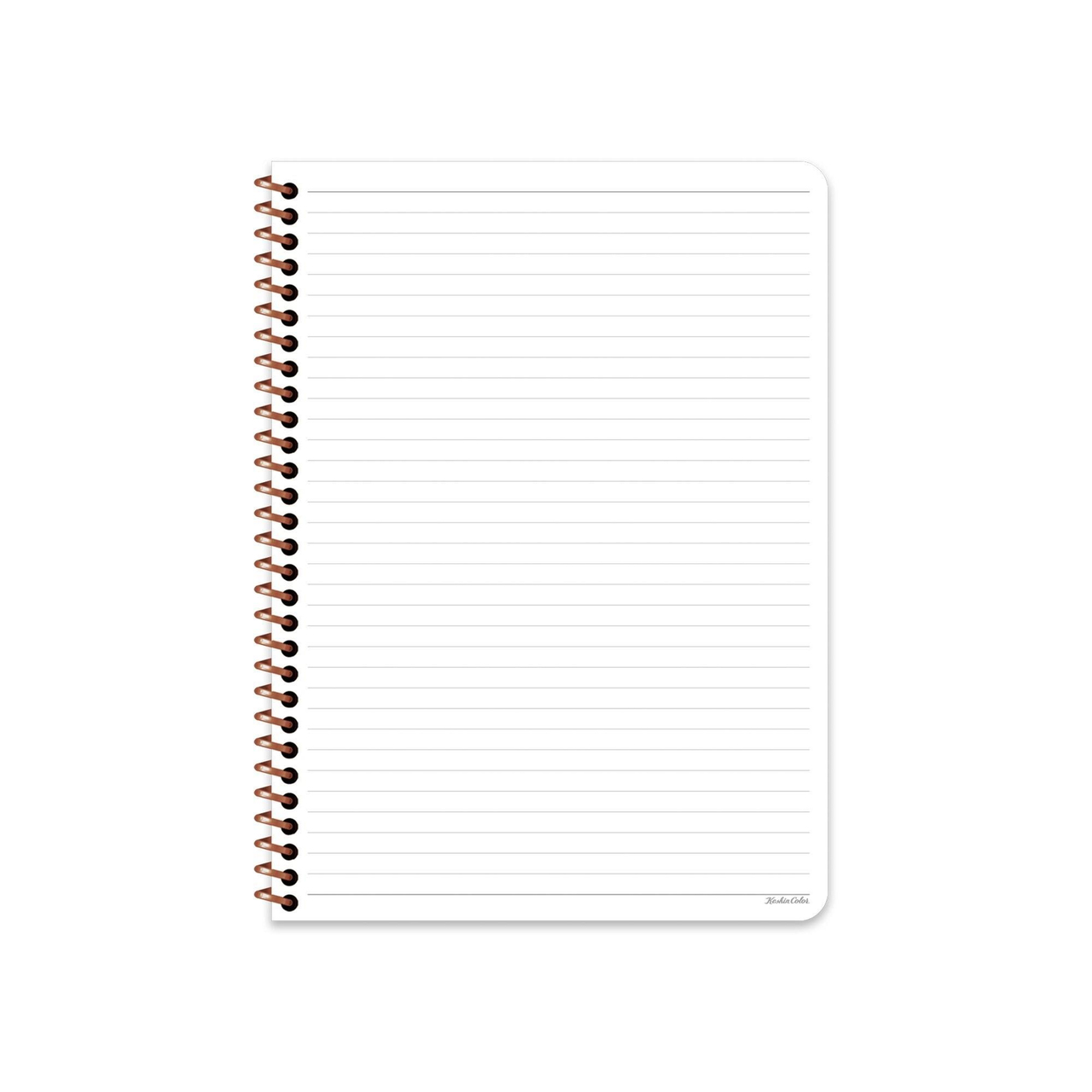 Keskin Color 16.5x22.5 Çizgili Defter Pastel Flora - Yeşil