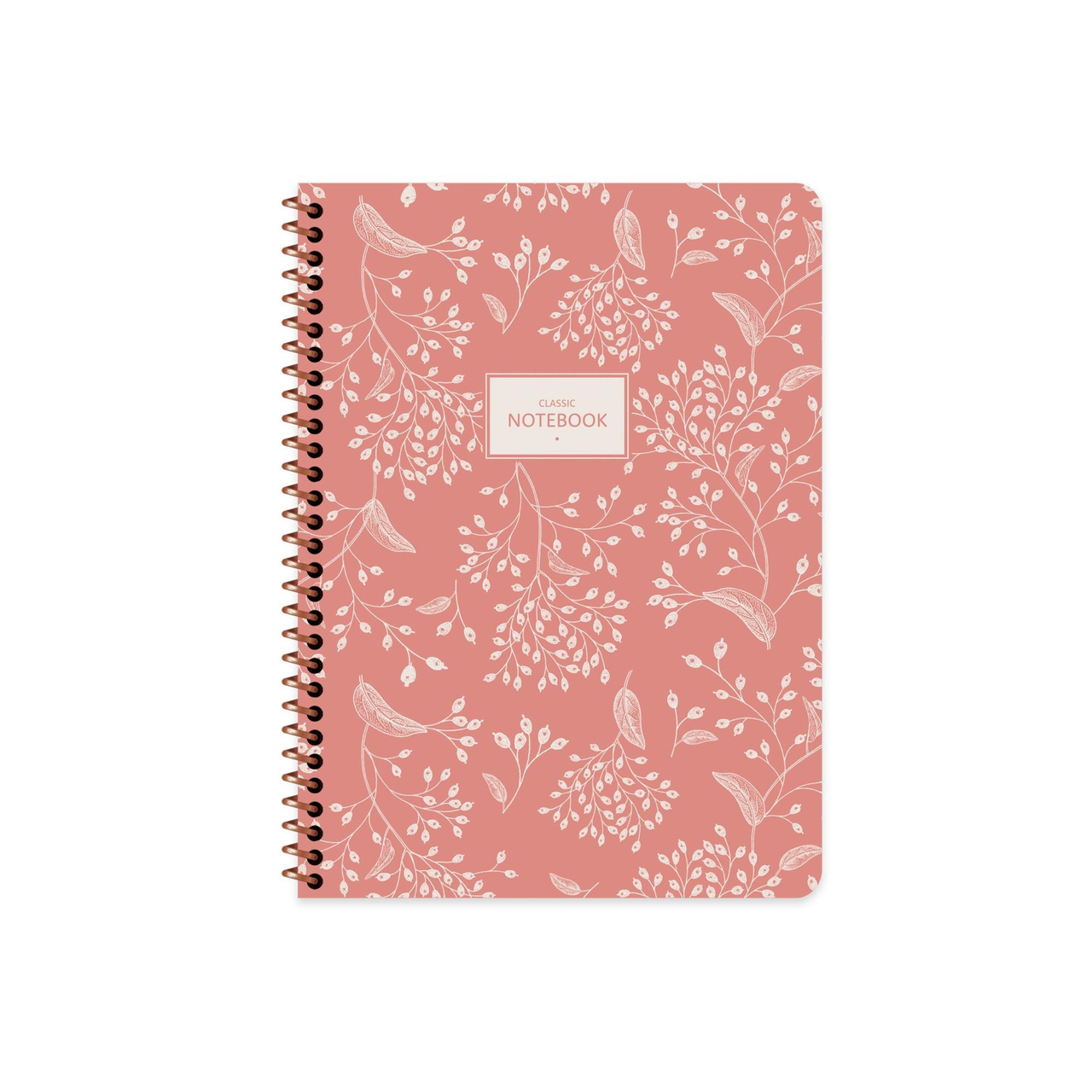 Keskin Color 16.5x22.5 Kareli Defter Pastel Flora - Turuncu
