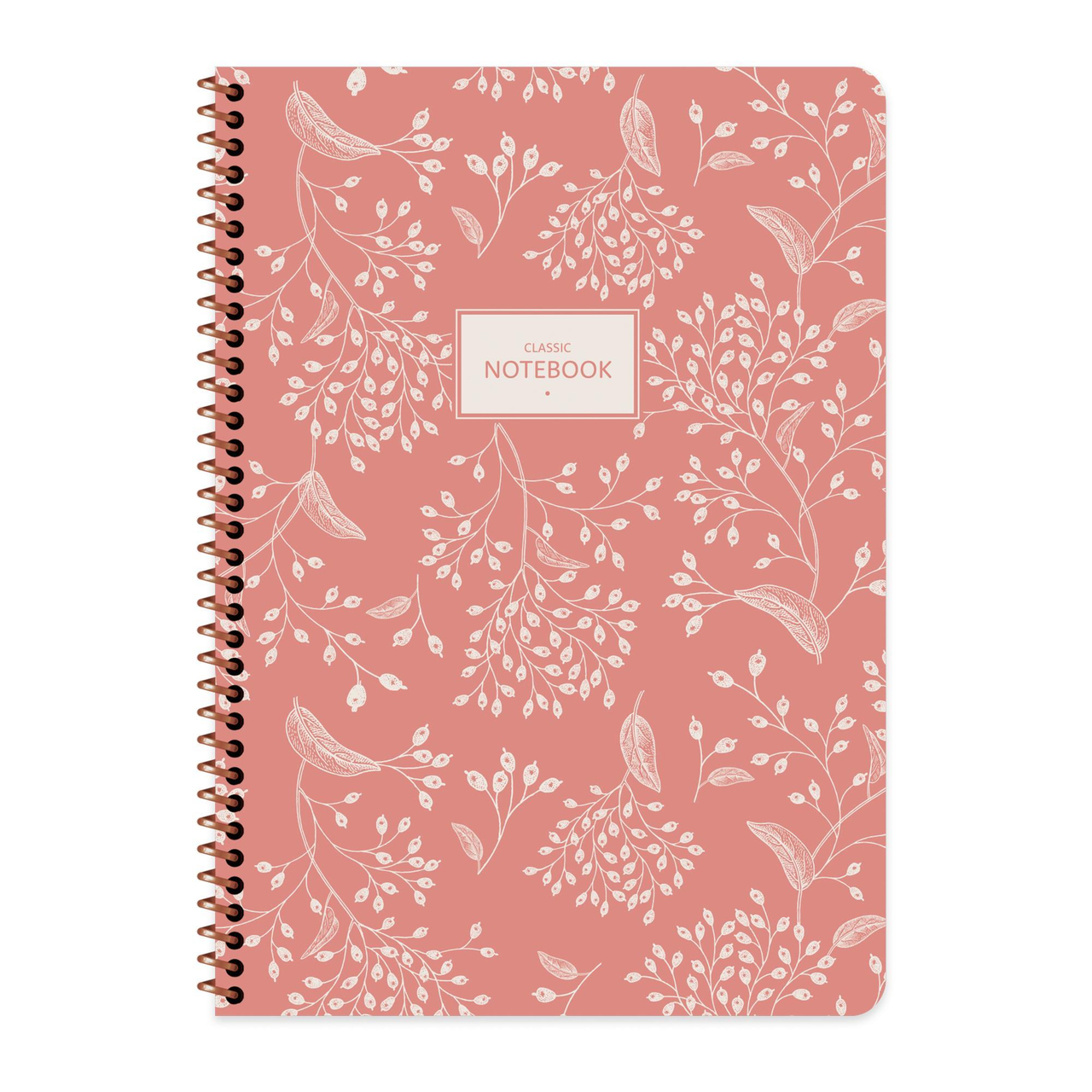 Keskin Color A4 Çizgili Defter Pastel Flora - Turuncu