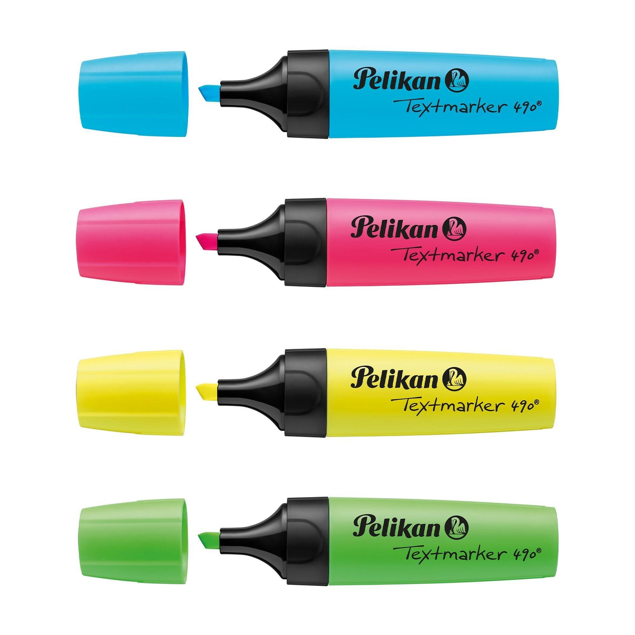 Pelikan 490 Neon Fosforlu 4'Lü Kalem Seti