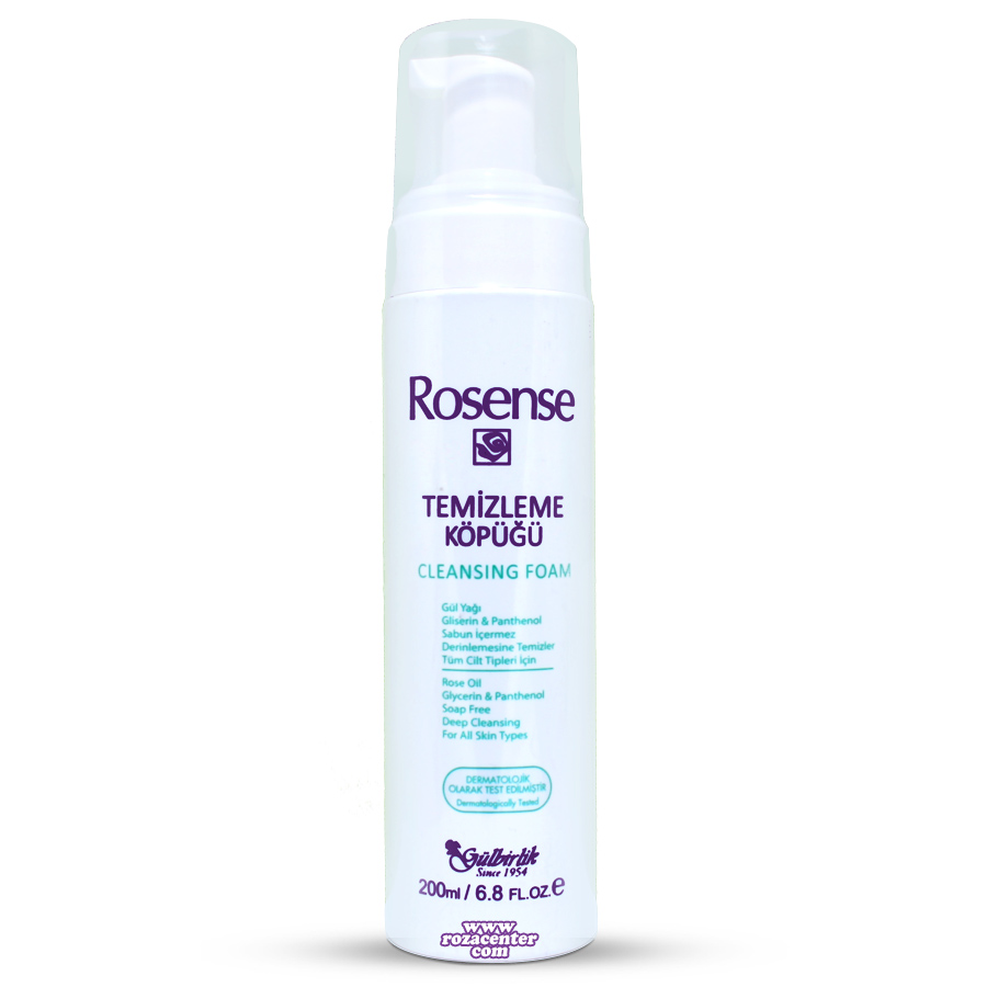 Cilt Temizleme Köpüğü 200 Ml -Rosense Isparta