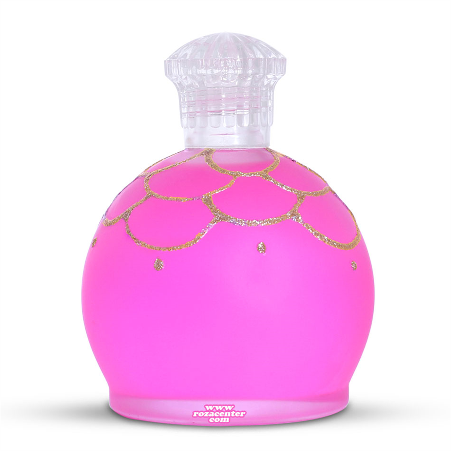 Gül Kolonya Sim İşlemeli tombul Cam Şişe 300 Ml -Rosecity Isparta