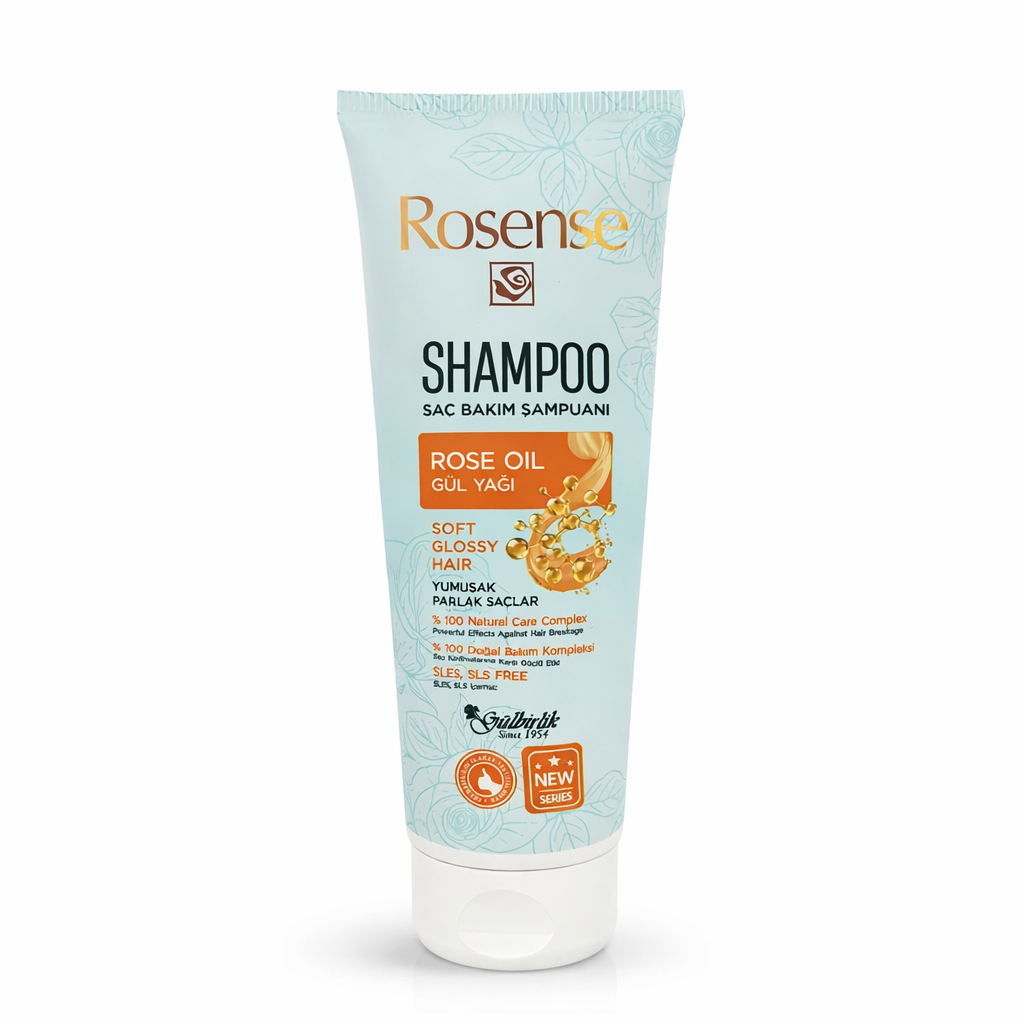 Gül Özlü Şampuan 250 Ml Normal Saçlar -Rosense Isparta