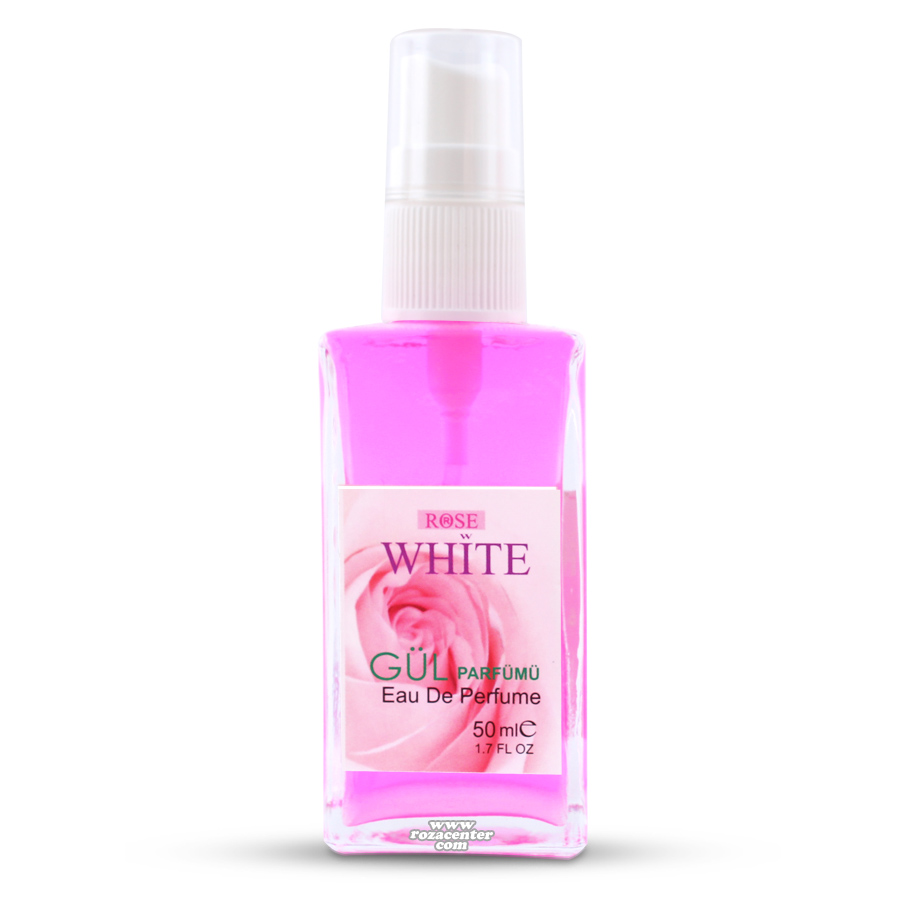 Gül Parfümü Cam Sprey Şişe 50 Ml -Whiterose Isparta