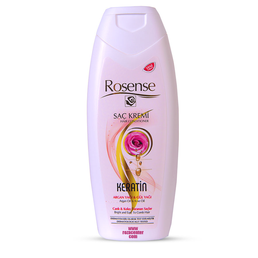 Gül ve Argan Yağlı Şaç Kremi 400 Ml -Rosense Isparta