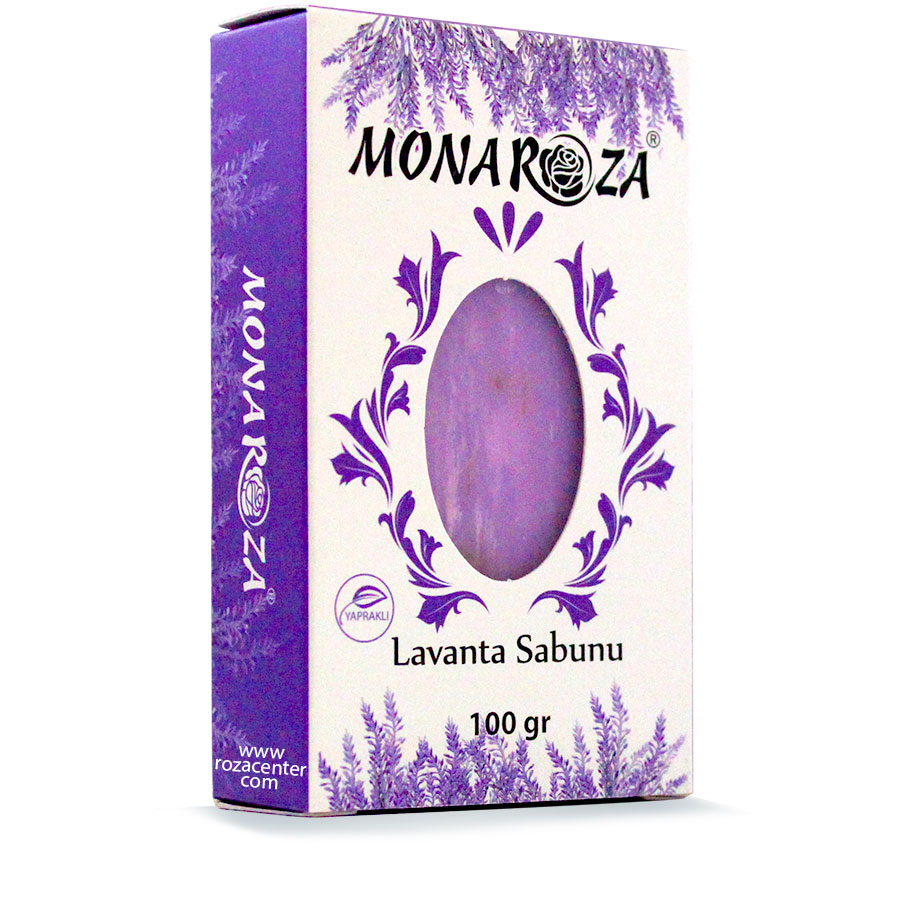 Lavanta Yağı ve Taneli Yüz ve Saç Bakım Sabunu 100 Gr -Monaroza