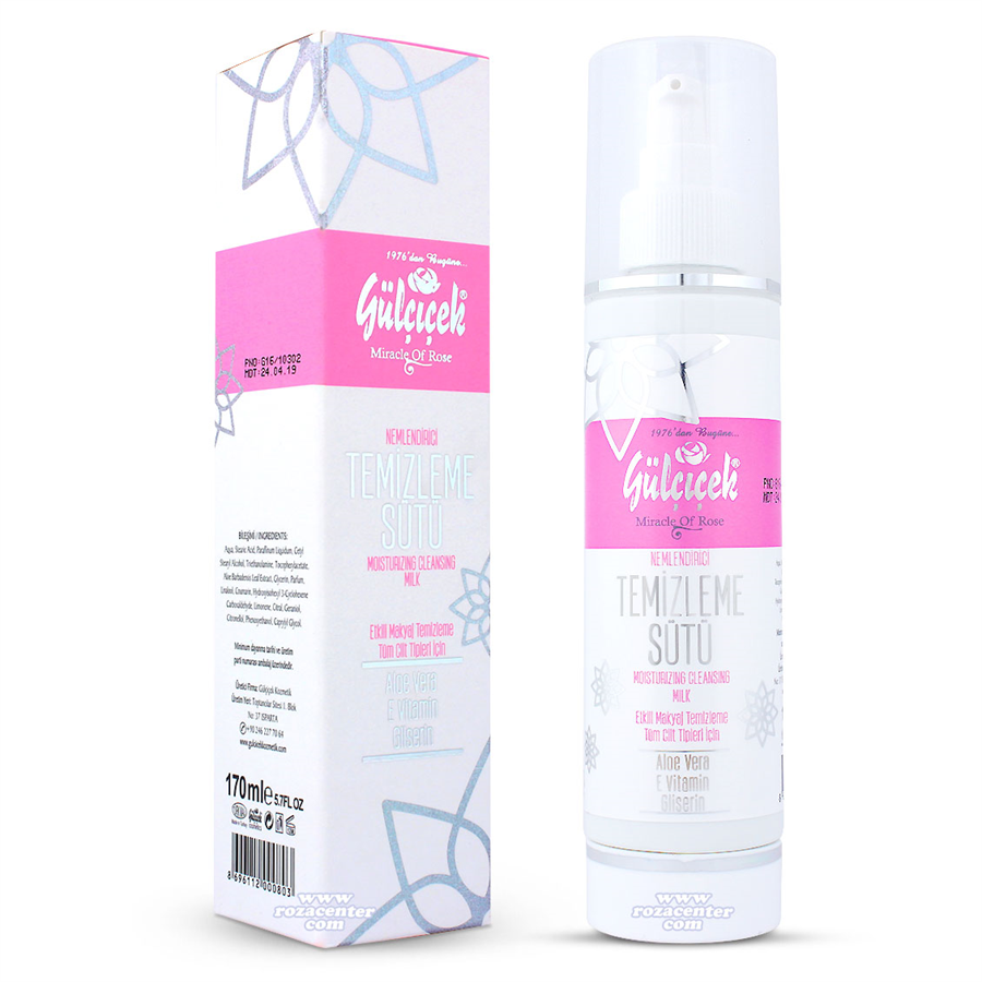 Makyaj Temizleyici Temizleme Sütü 170 Ml -Gülçiçek Isparta
