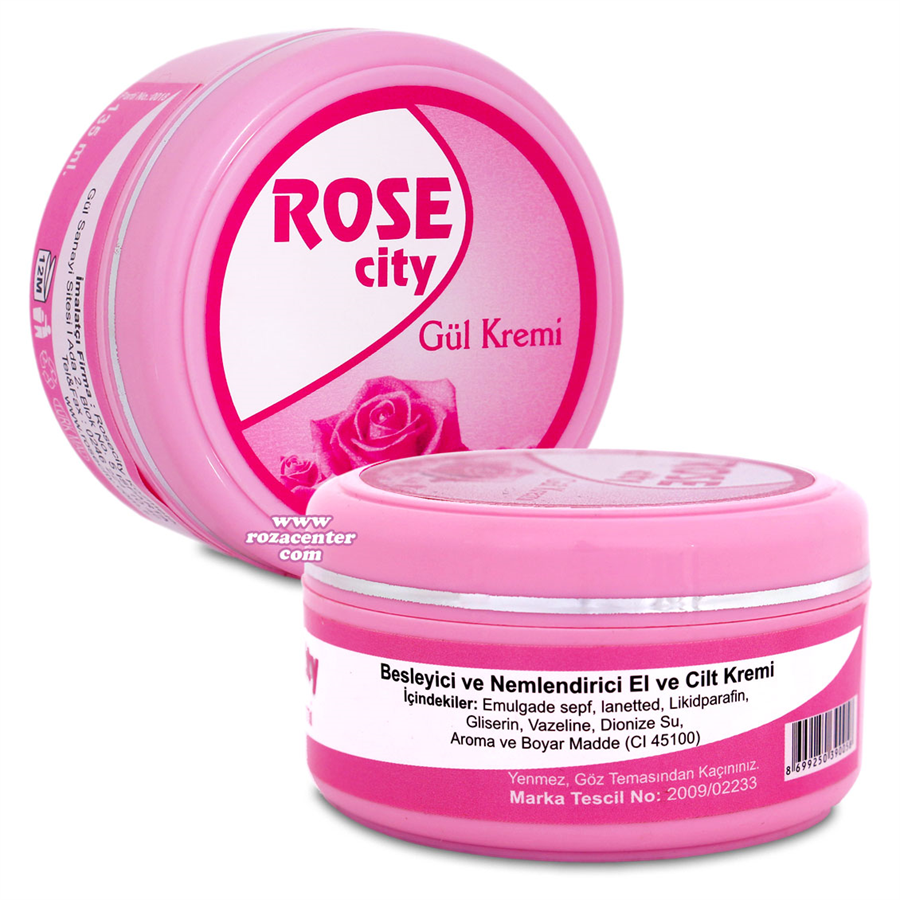 Nemlendirici Klasik Gül Kremi 135 Ml -Rosecity Isparta