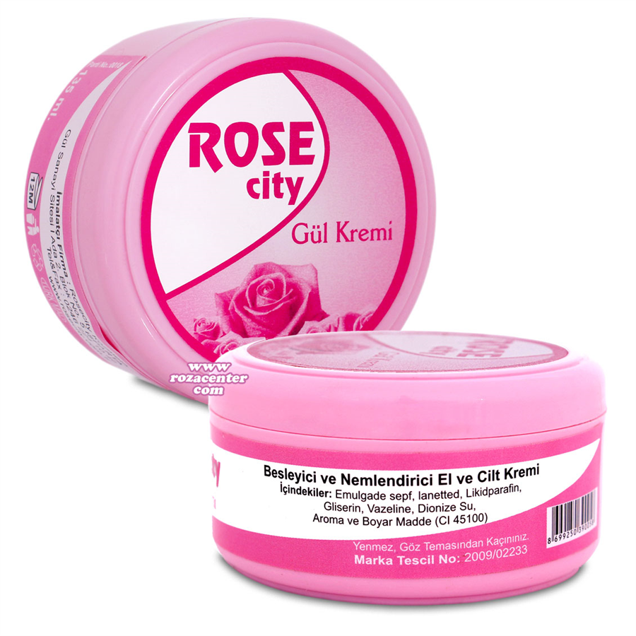 Nemlendirici Klasik Gül Kremi 85 Ml -Rosecity Isparta