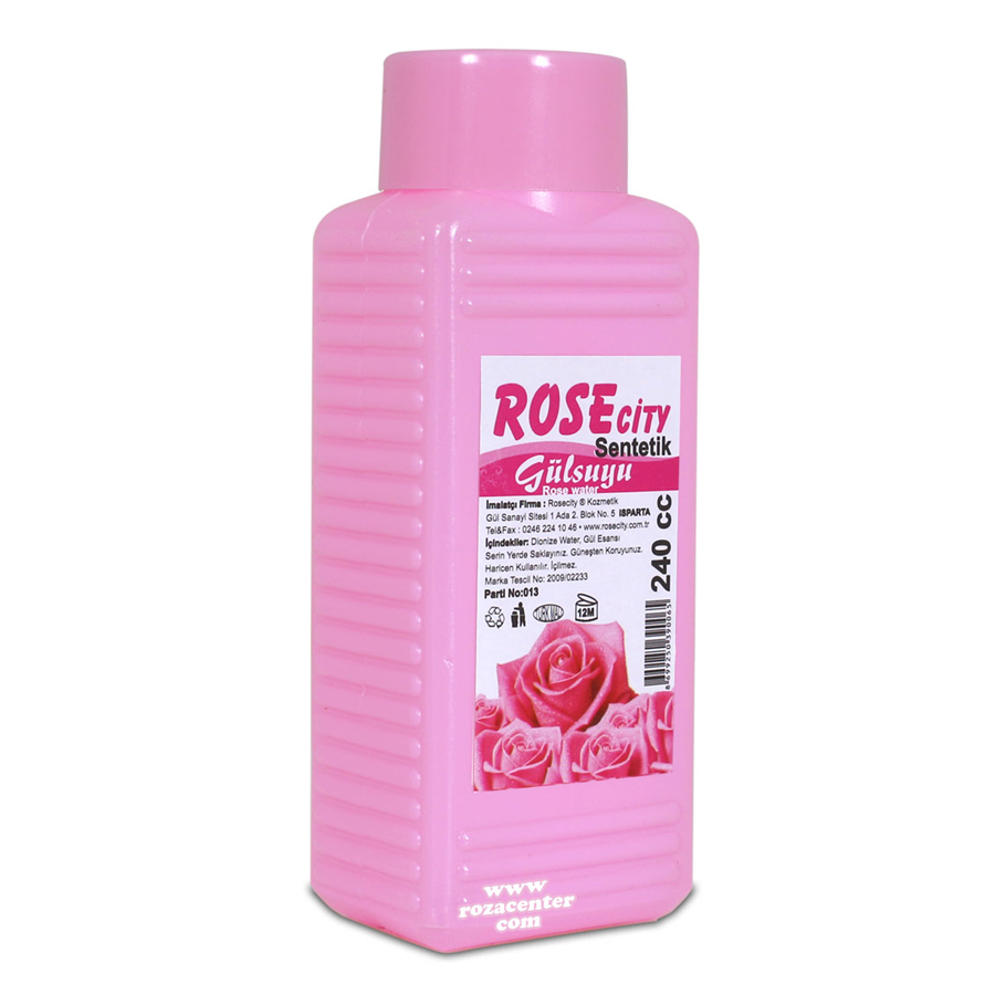 Sentetik Gül Suyu Pvc Şişe 240 Ml -Rosecity Isparta
