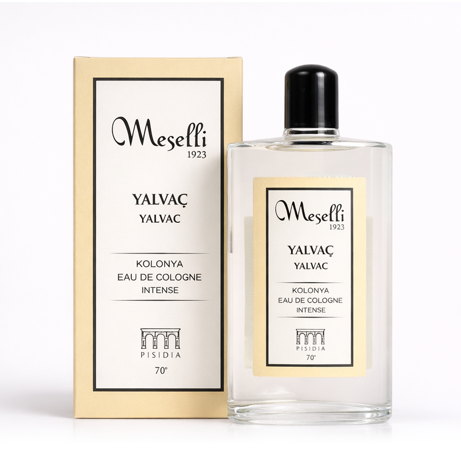 Yalvaç Kolonya Kutulu Cam Şişe 200 Ml -Meselli Isparta