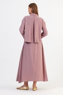 NEW MİLA ETEKLİ TAKIM PUDRA