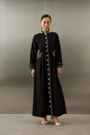 Queen Gabardin Kumaşlı Pamuklu Elbise SİYAH