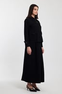 ZARINA ETEKLİ TAKIM SİYAH