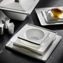 Schafer Blanc Bone Yemek Takımı 60 Parça-Beyaz