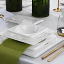 Schafer Blanc Bone Yemek Takımı 60 Parça-Beyaz