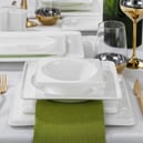 Schafer Blanc Bone Yemek Takımı 60 Parça-Beyaz