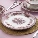 Schafer Carna Yemek Takımı 24 Parça-Bordo